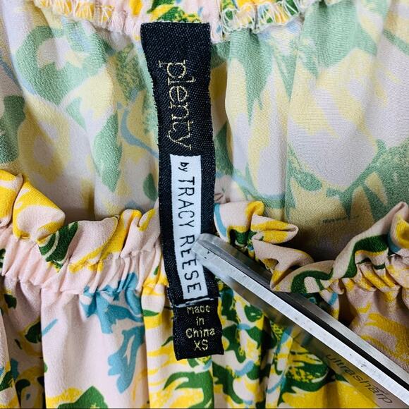 Antrho Tracy Reese Off shoulder Floral Top XS - Picture 4 of 5